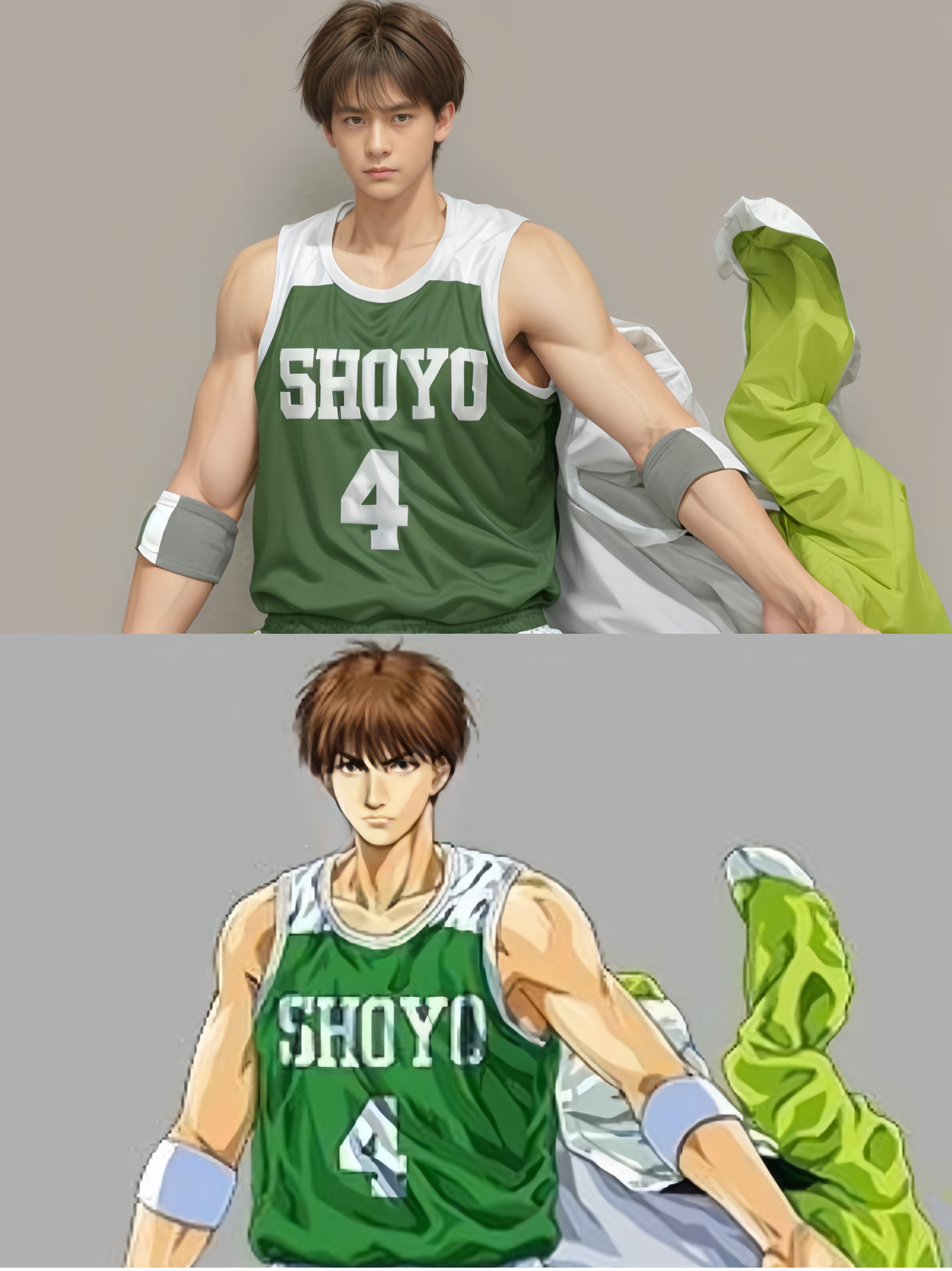 还原真实的藤真健司,翔阳高中的教练兼球员,与海南的牧绅一并称为