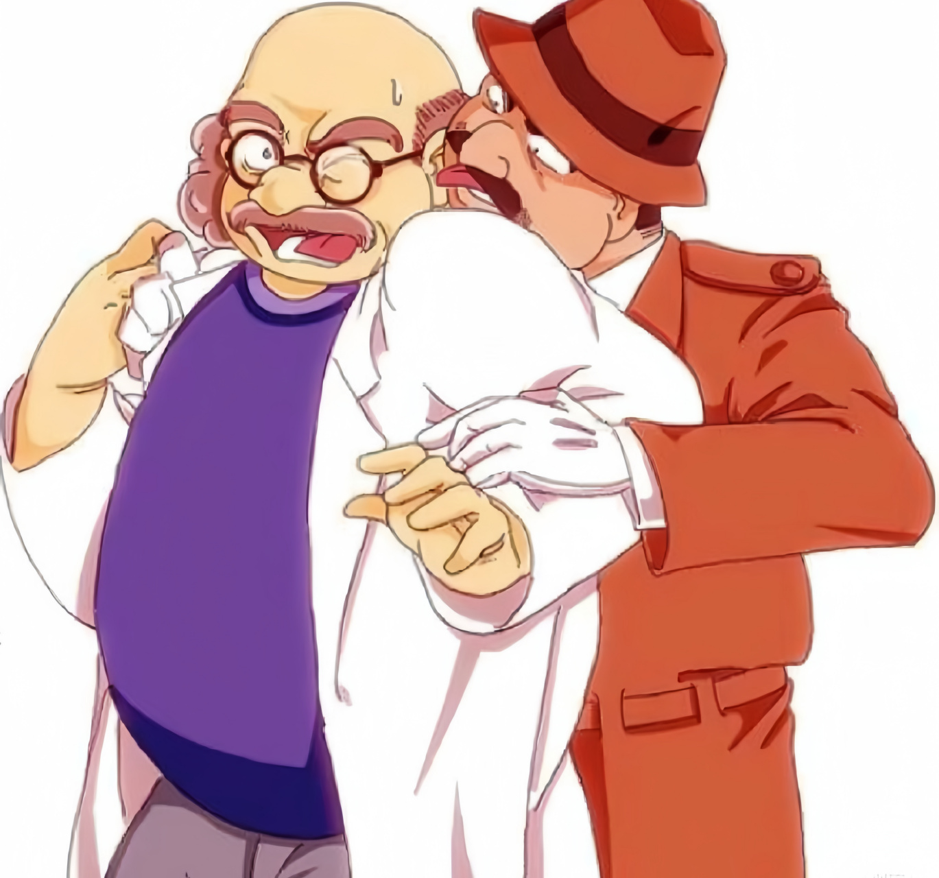 想不到阿笠博士和目暮警官是cp!