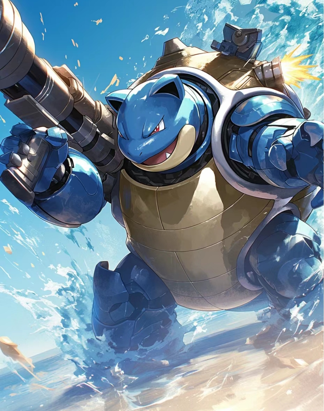 当宝可梦有机械化,这水箭龟也太帅了吧[温暖]大人,时代变了,现在是