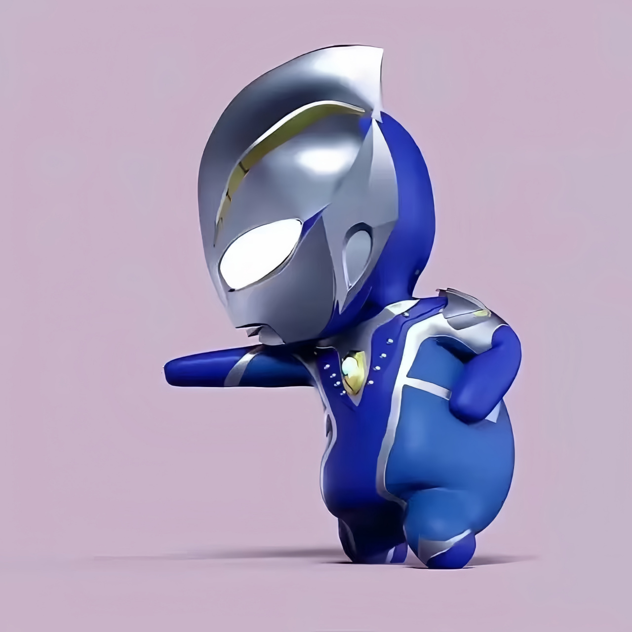 分享一组超q的肥仔奥特曼,梦比优斯肚子里也不知道怀了谁的娃?