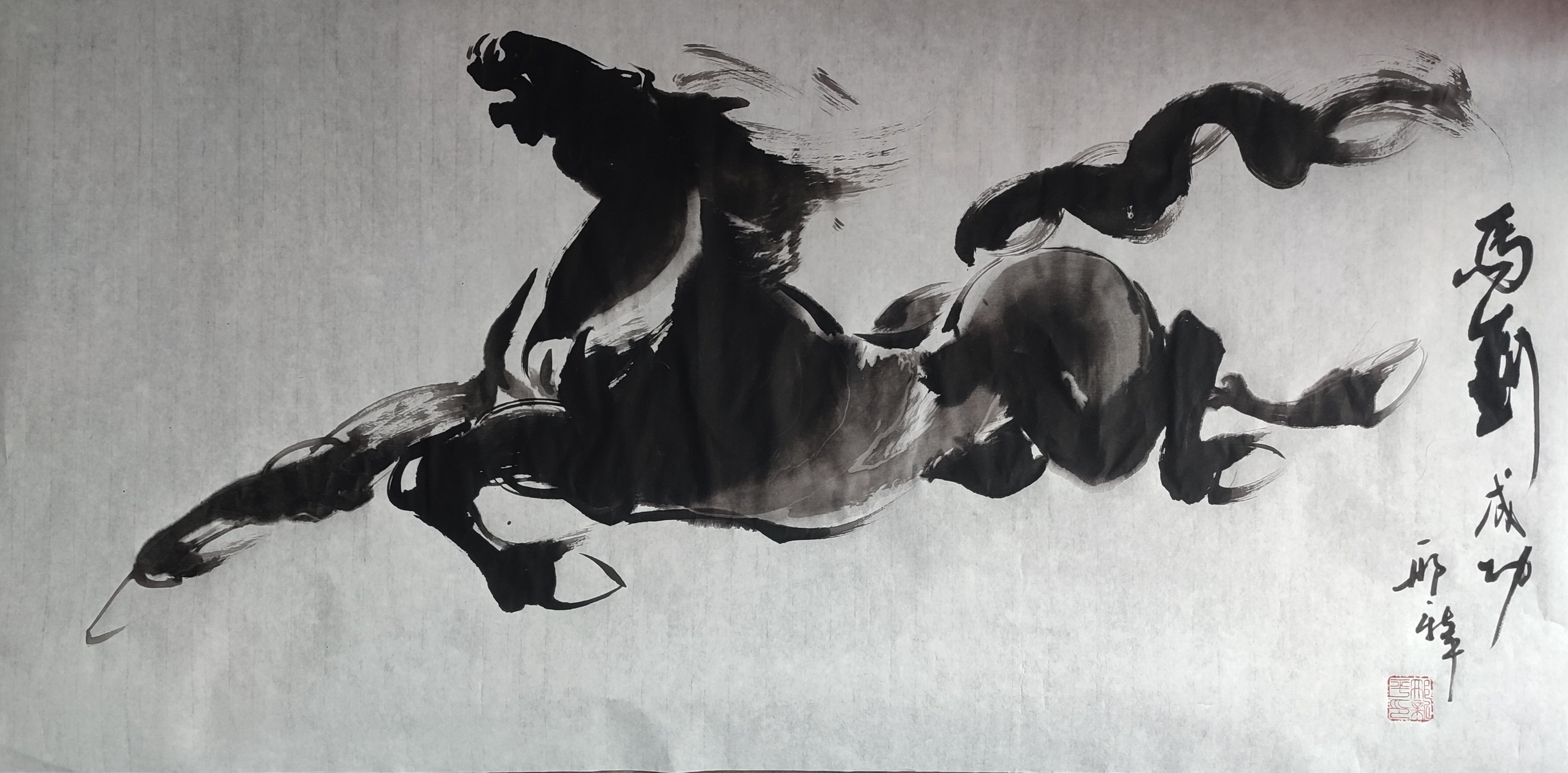 这幅水墨画真是让人惊艳!