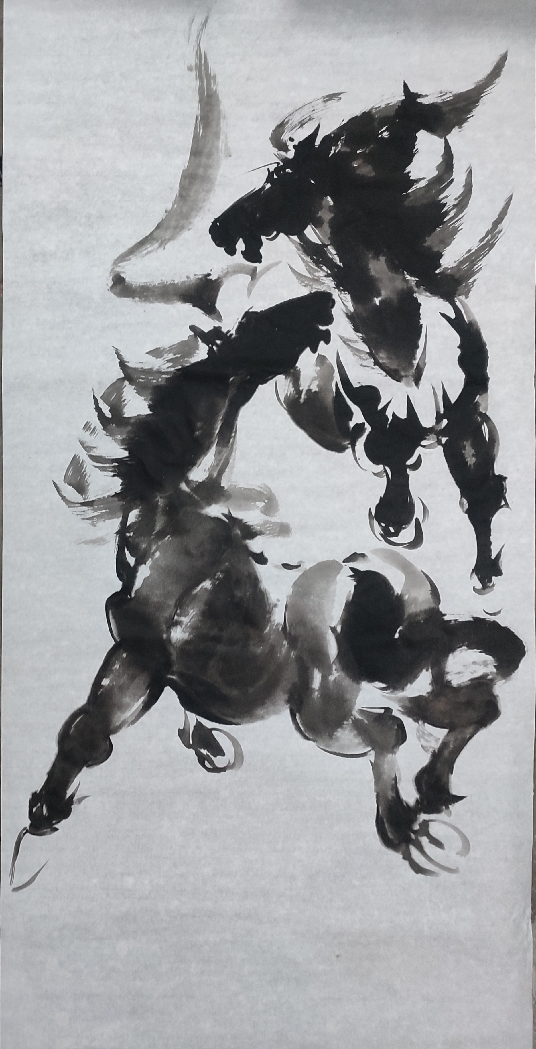 邢新平老师作品马到成功#美术作品