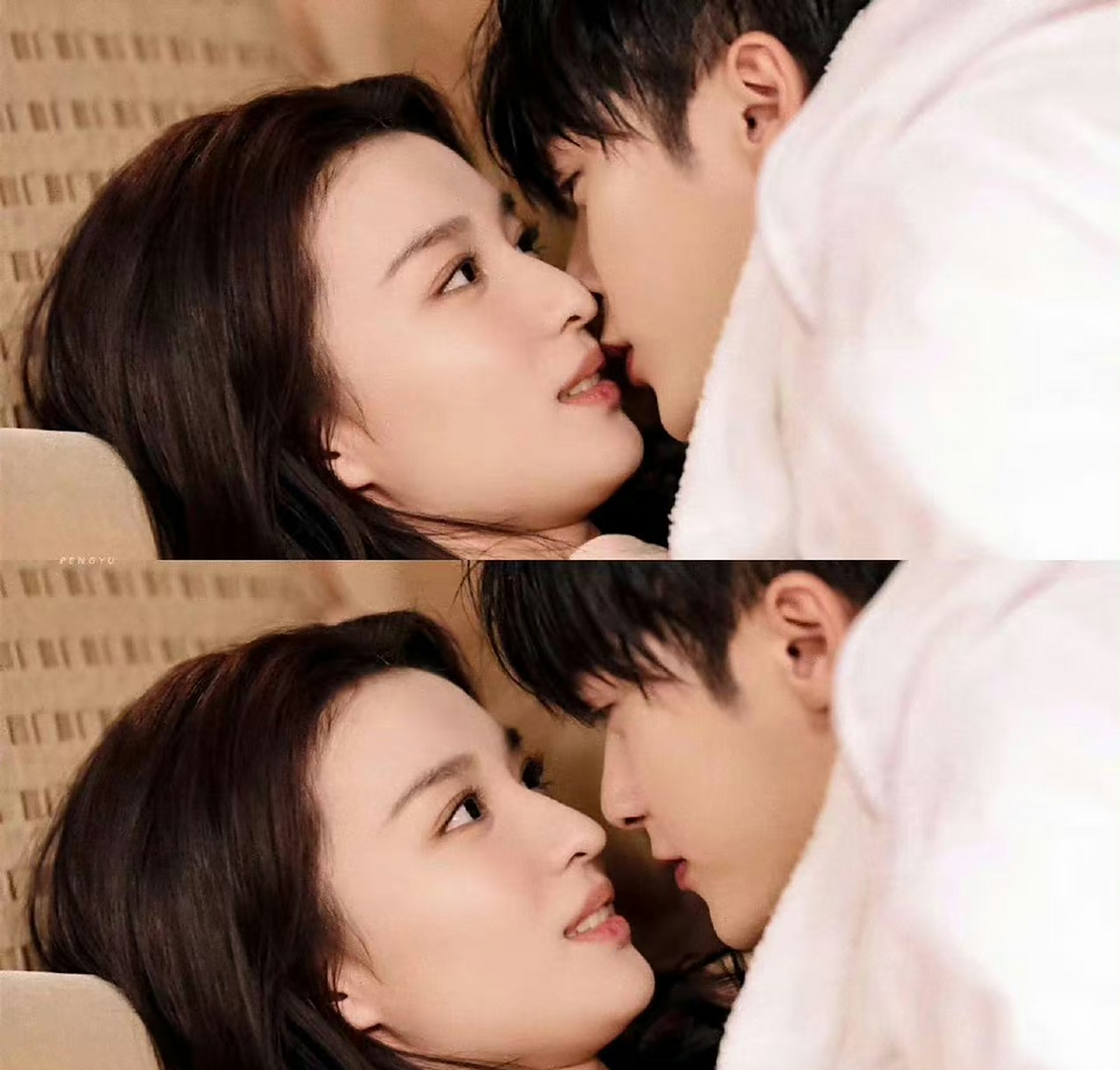 没有小星星 而和杨洋的吻戏里 ,充满了爱