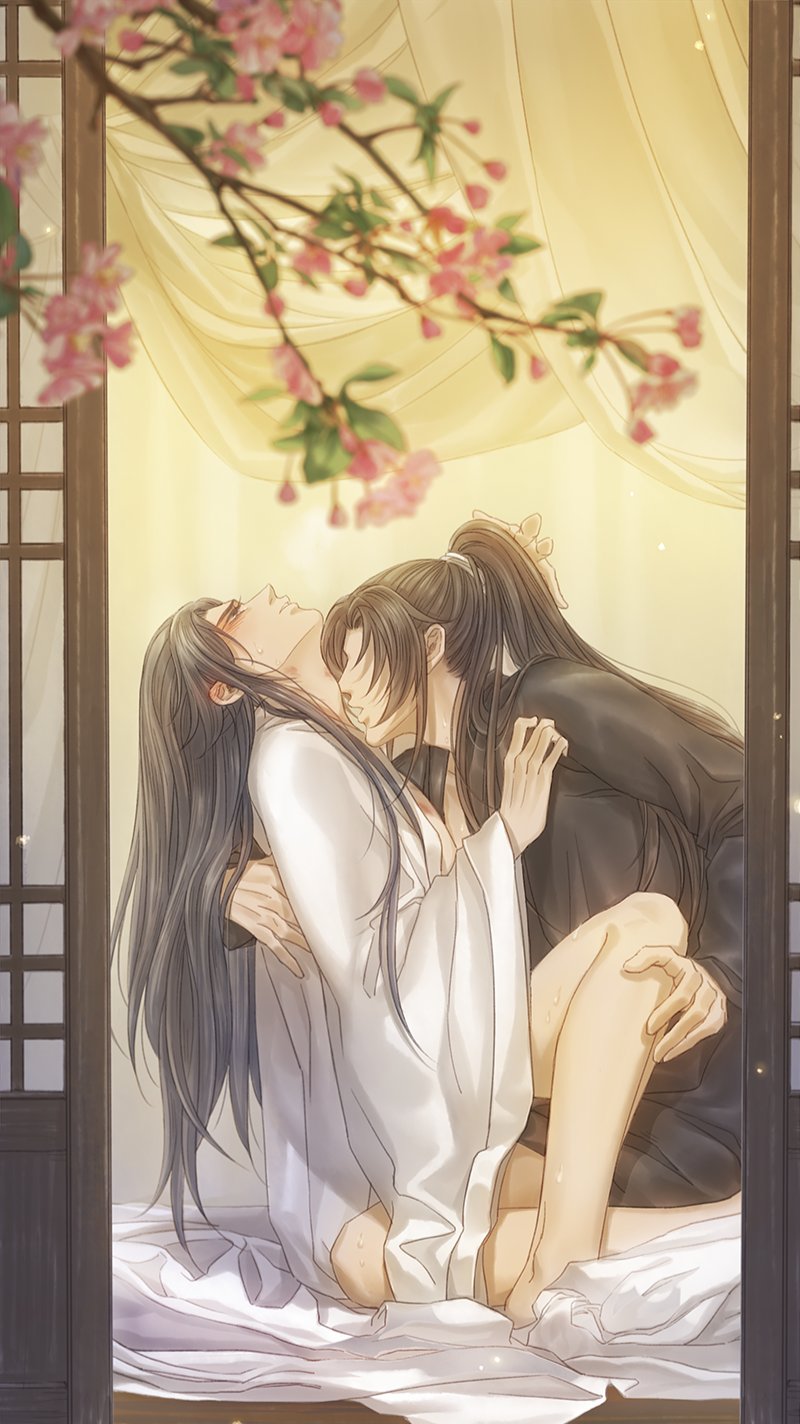 今天来发一波晚宁和他的傻狗子#楚晚宁墨燃