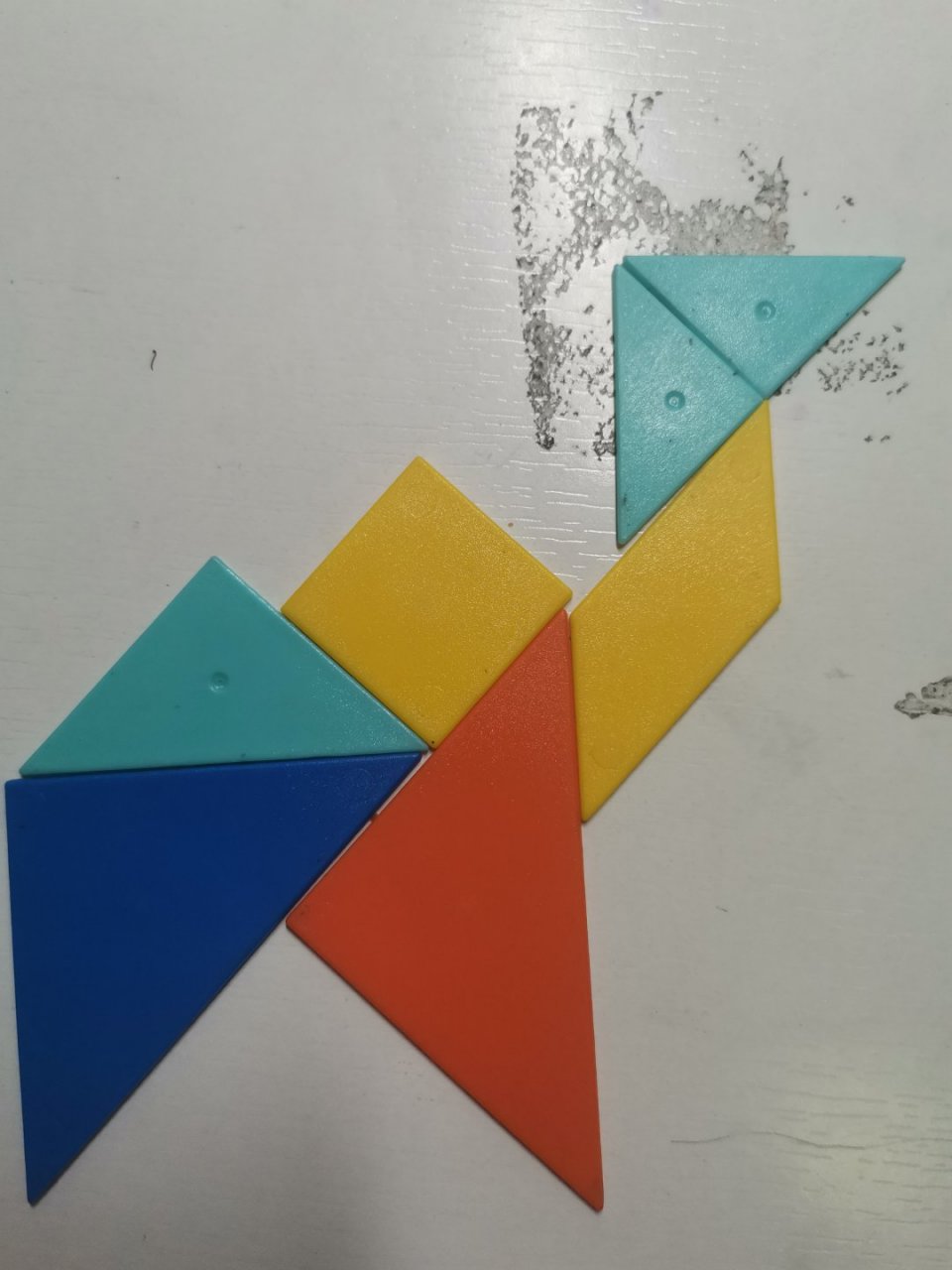 我的作品七巧板鸵鸟[微笑]