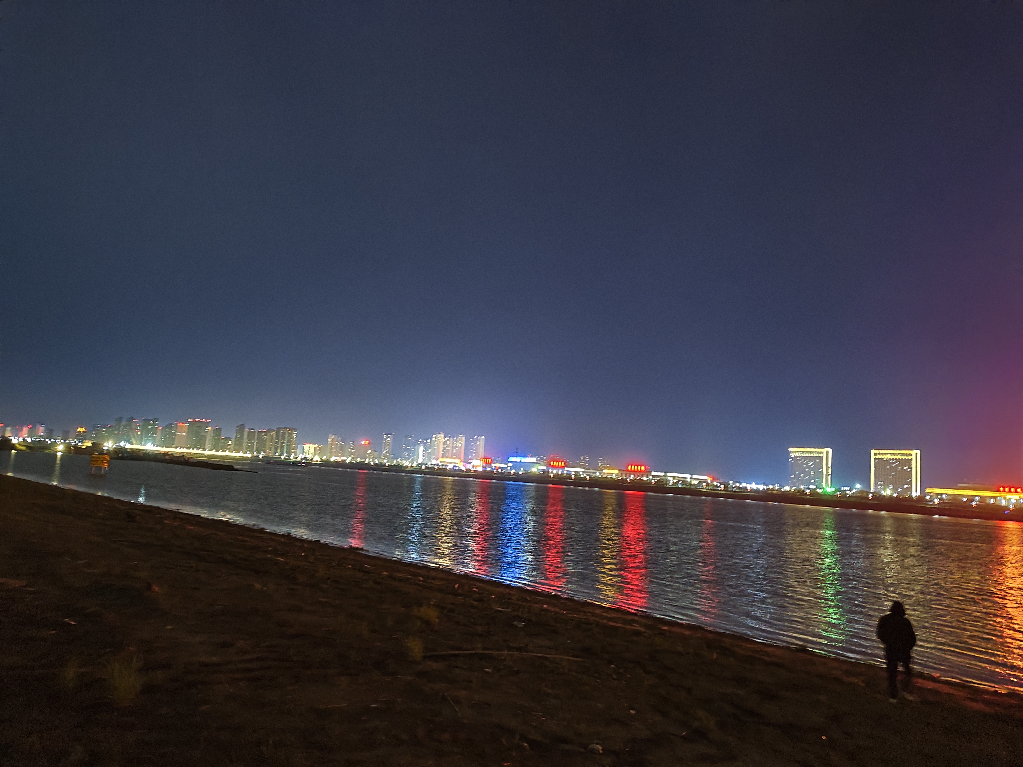 90   靓淮河夜景  自然   美景分享  夜晚的魅力