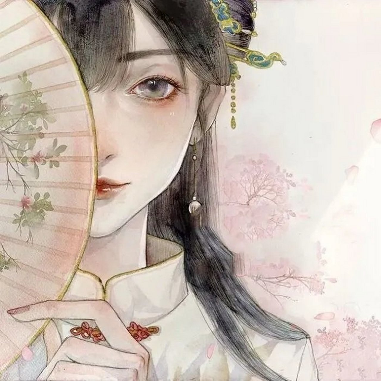 细葛含风软 香罗叠雪轻