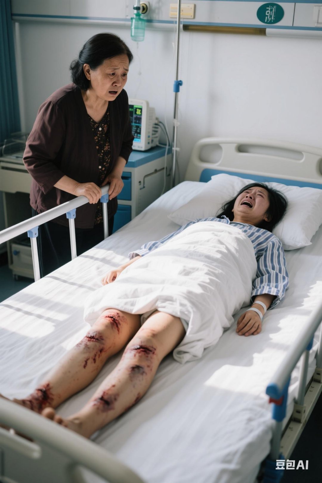 药物谓憬慵冶┍淮虺芍厣俗≡赫掌杪柰仁苌怂忍被 女子双腿骨折