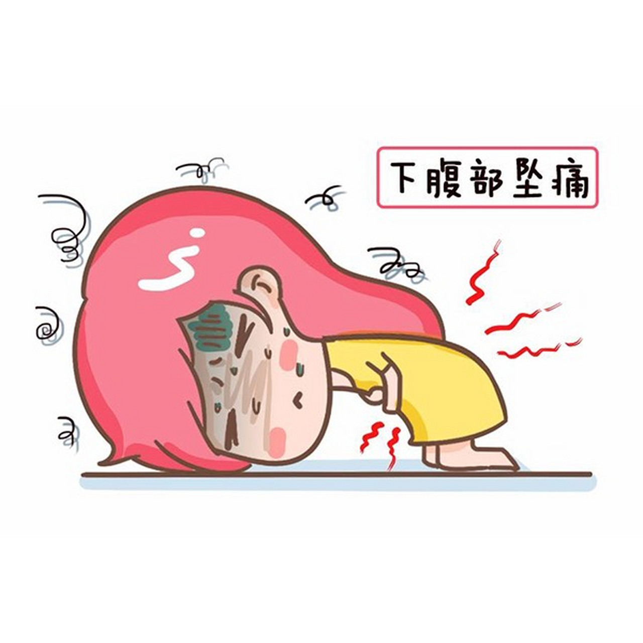 青春期后,出现下腹痛,明显痛经,月经不正常或阴道白带异常时