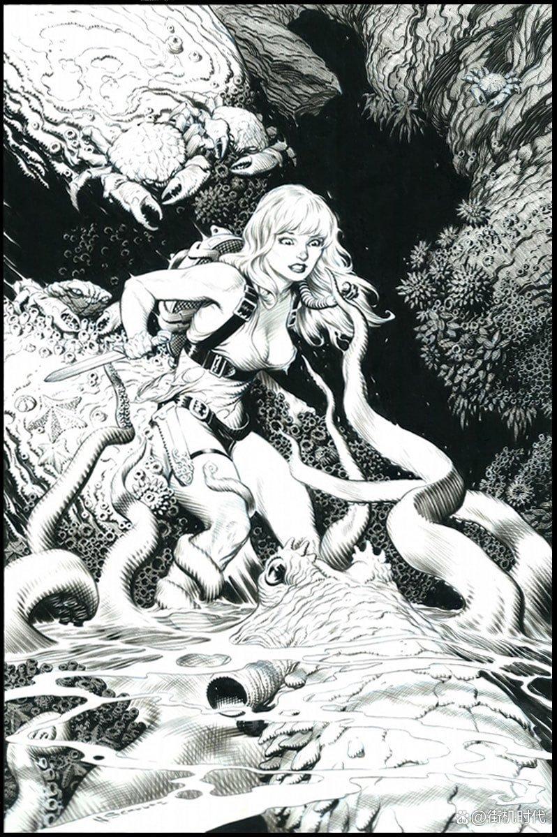 恐龙快打中的汉娜,可是武器大师哟