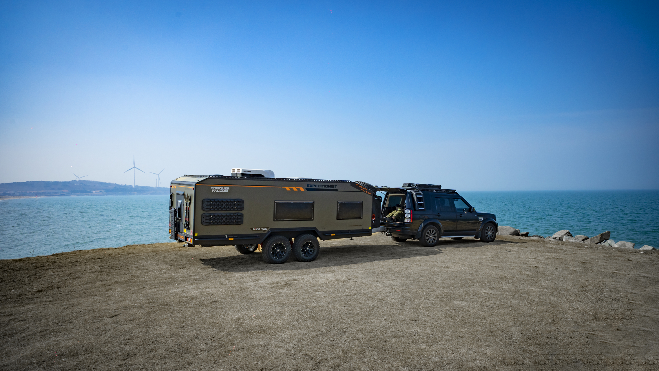 征服猎鹰房车 澳式双轴 硬顶升降 越野拖挂房车 征服猎鹰——远征者