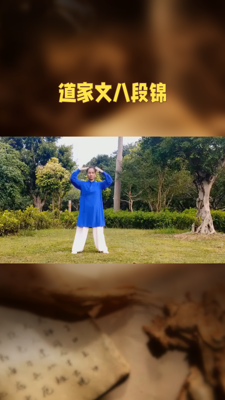 道家文八段锦(通常指坐式八段锦,又称十二段锦