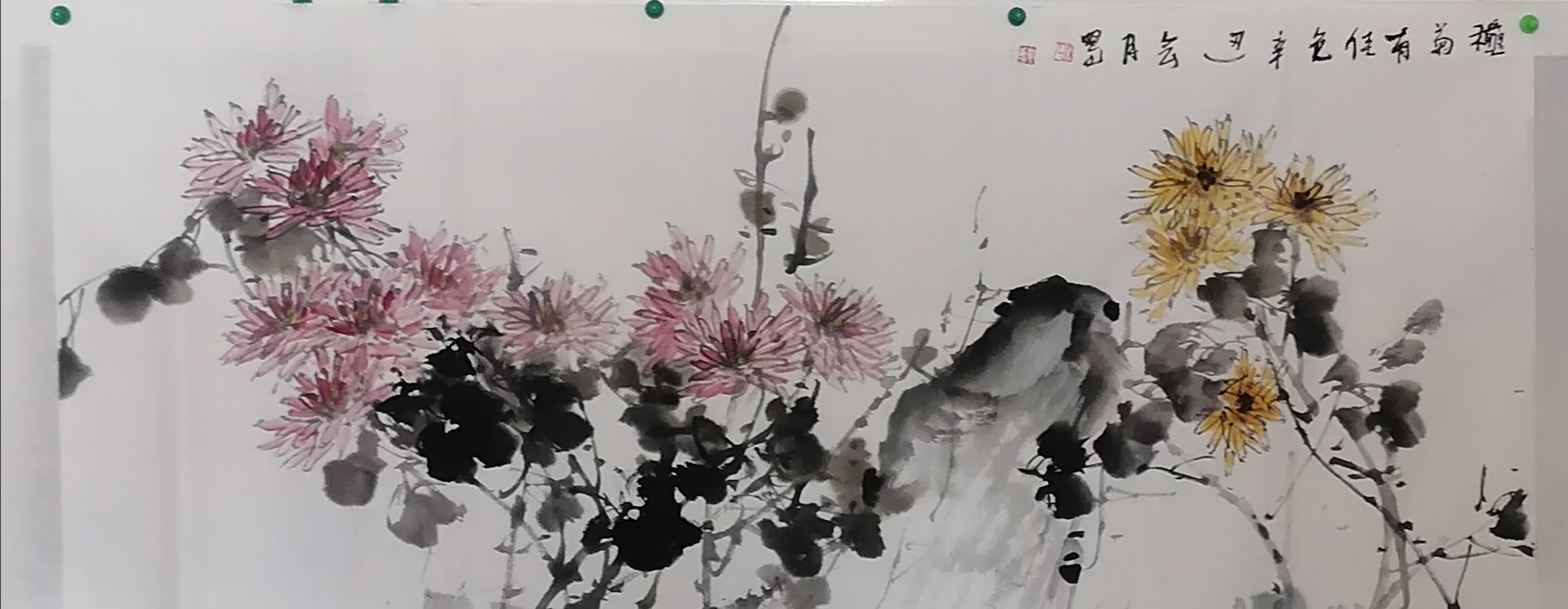 画家张会月写意花鸟画