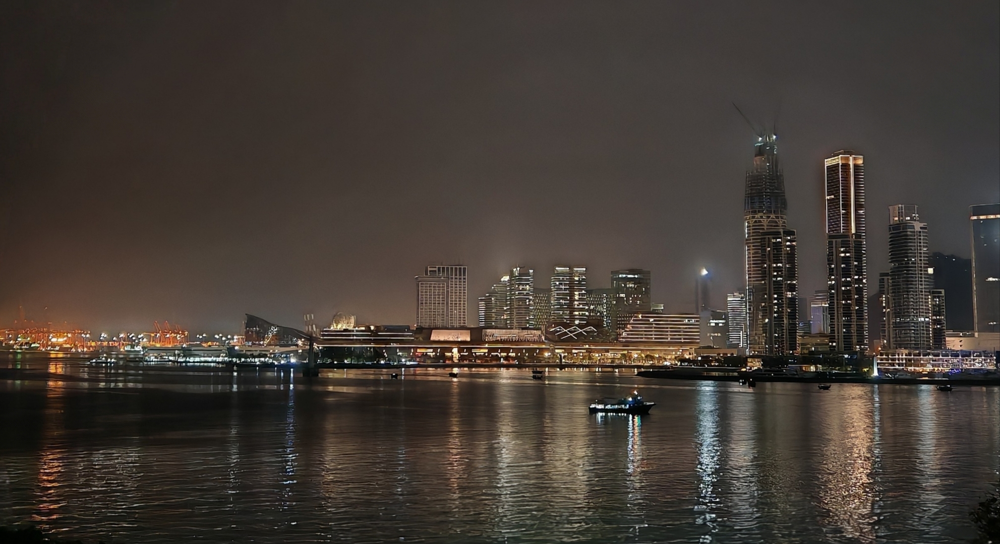解锁大湾区魅力计划蛇口邮轮夜景蛇口码头夜景图片深圳太子湾夜景