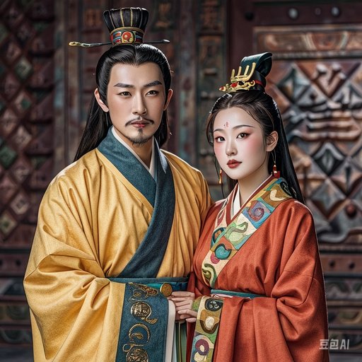 《武丁中兴与妇好的传奇史诗》   在商朝晚期的历史长河中,武丁宛如