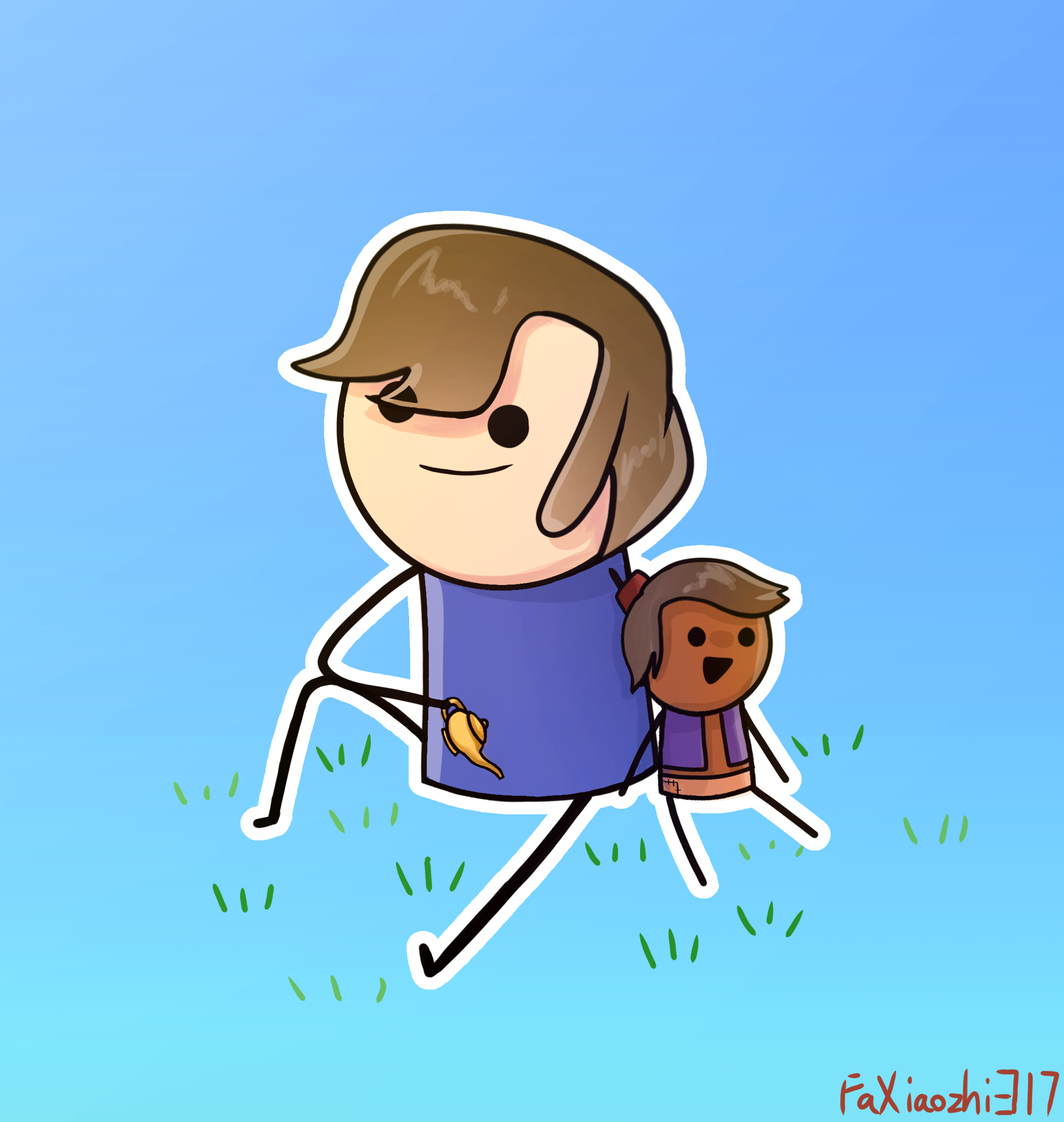 最近一直刷到氰化欢乐秀,入坑了,于是我就画了哈哈哈!