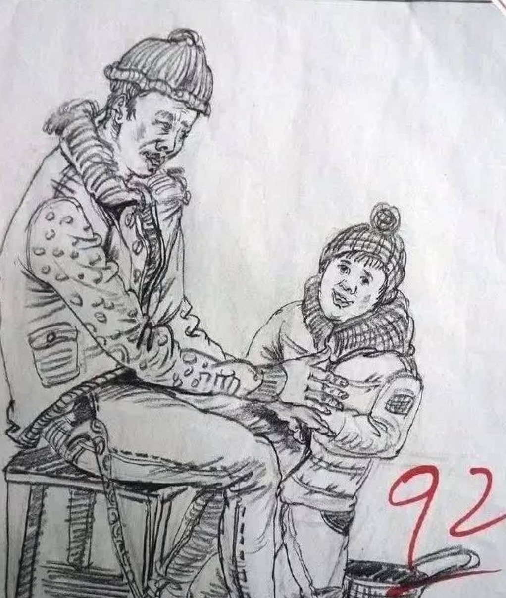 在我眼中,这两幅画看起来没什么明显的差别,可为何一个只得了 56 分