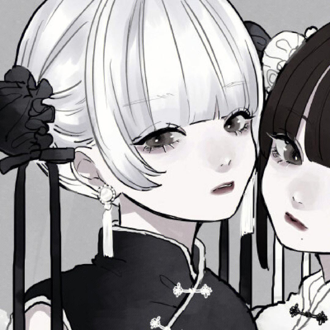 根据粉丝要求 今天出一期黑暗系闺蜜头像 有需要者保存 下期想看什么