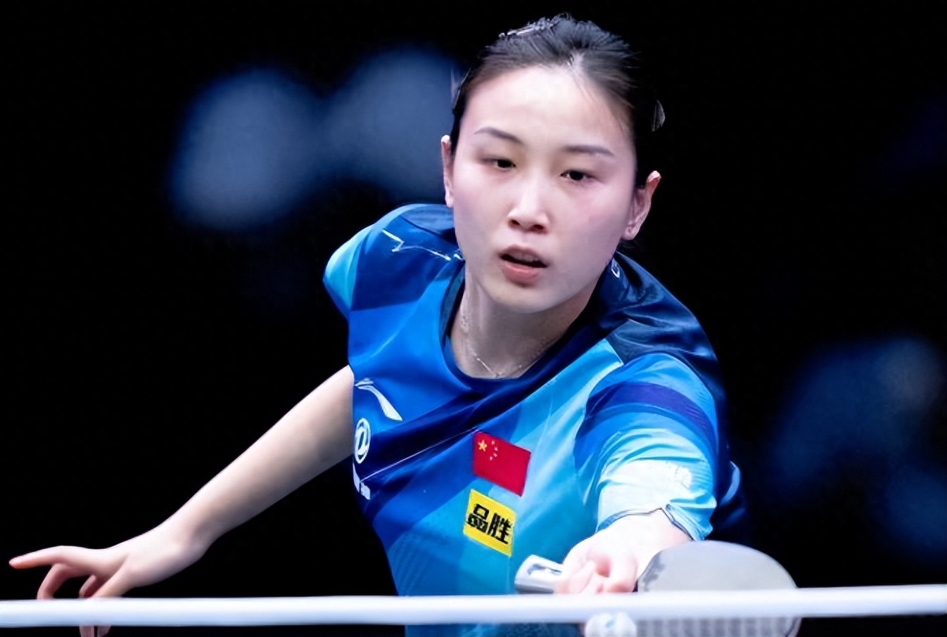 钱天一在今年三月份新加坡wtt大满贯赛中,一战成名,虽然女单决赛1:4不