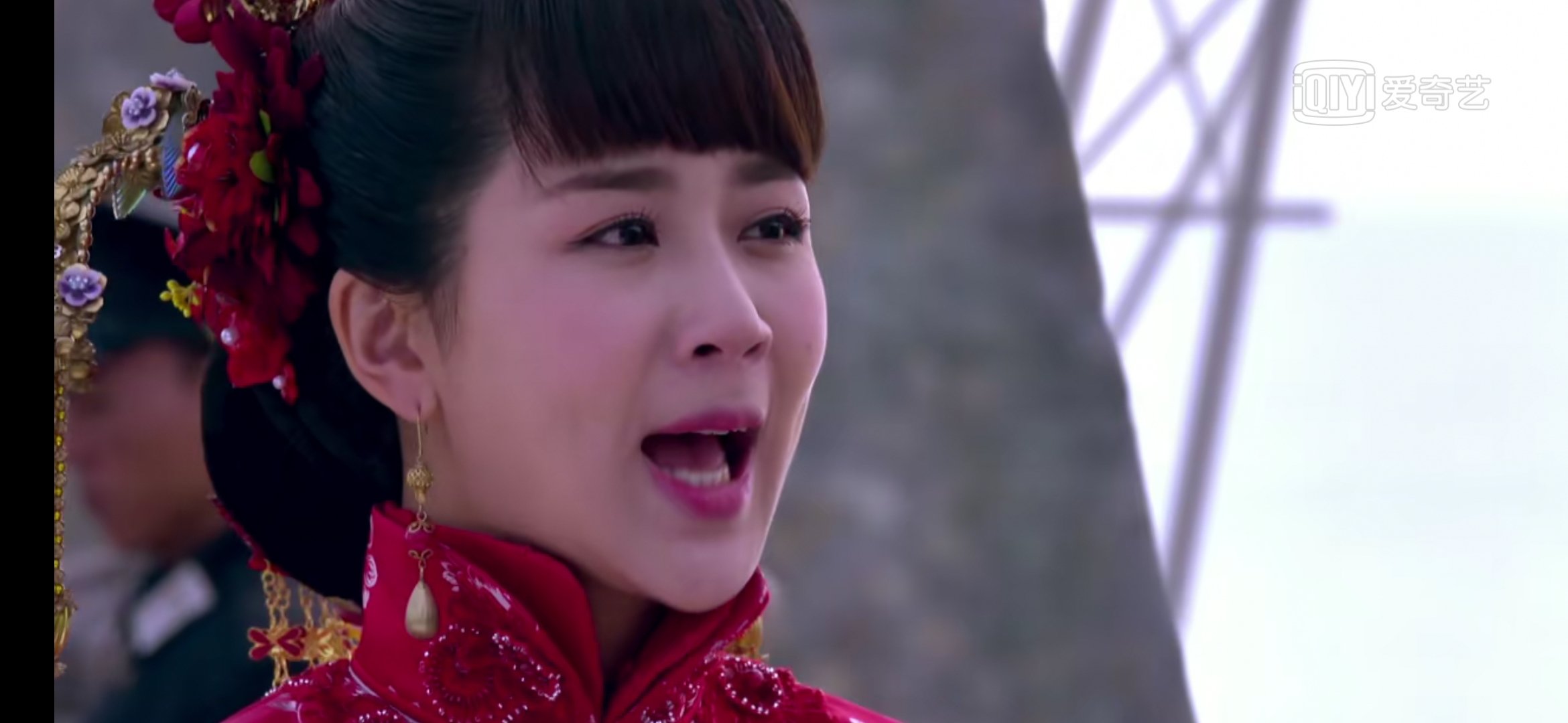 《大秧歌》第17集海猫被枪毙这场戏,吴若云哭得撕心裂肺