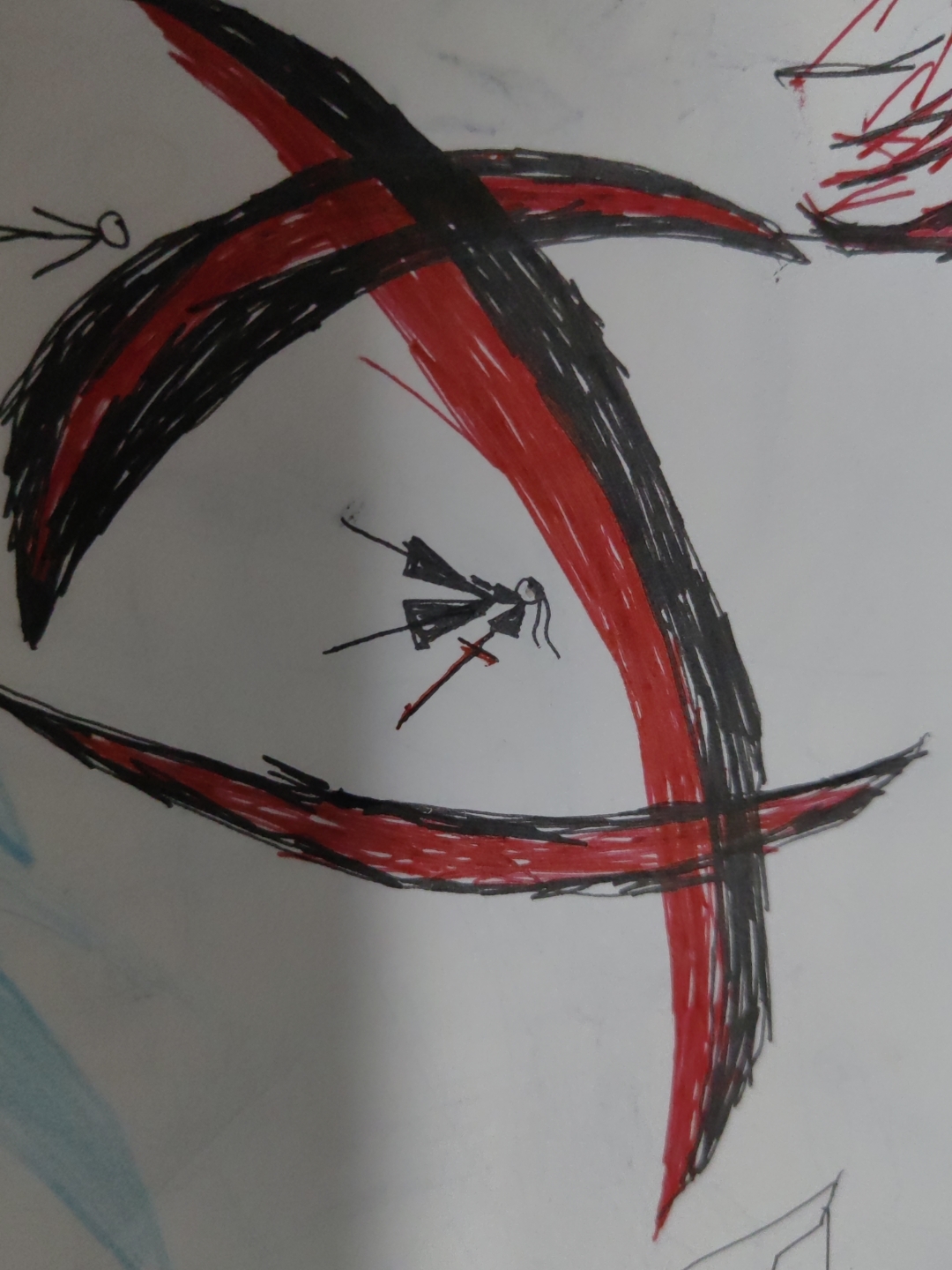 火柴人教学,火柴人剑影画法,画的不好不喜勿喷