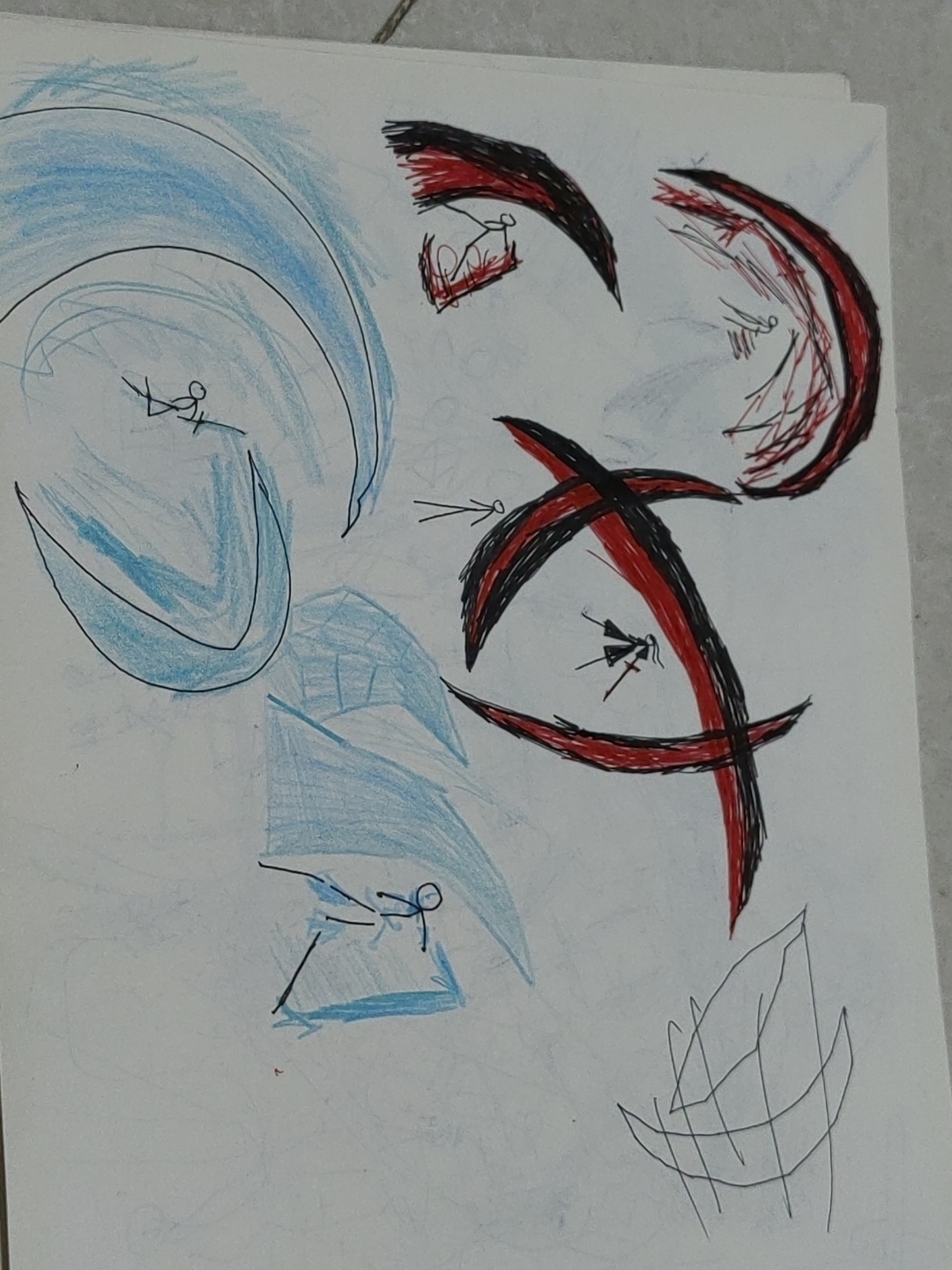 火柴人教学,火柴人剑影画法,画的不好不喜勿喷