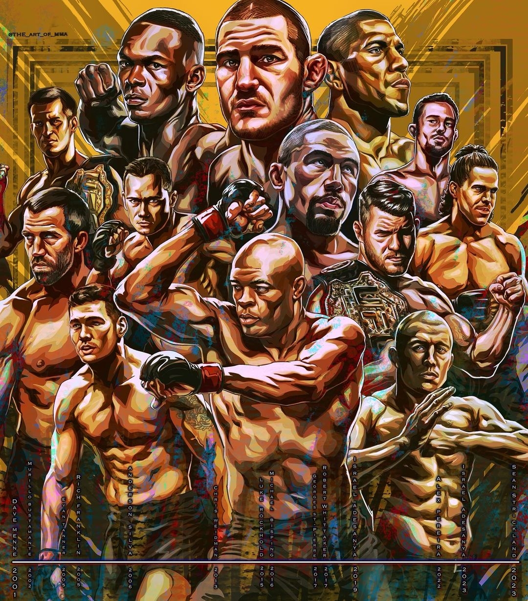 ufc格斗海报欣赏