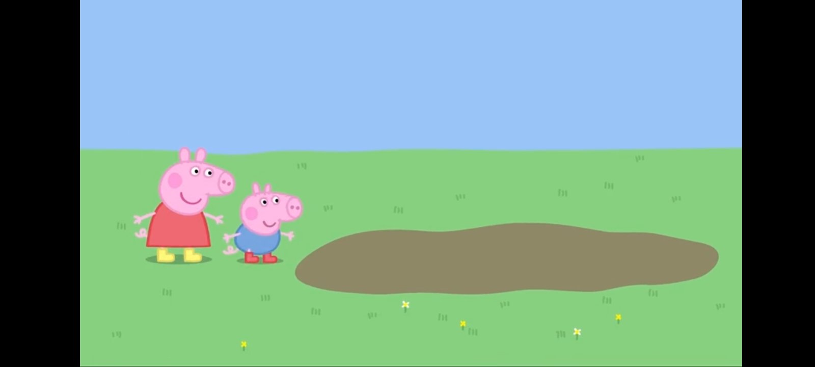 8张小猪佩奇跳泥坑图片