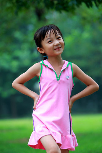 奥运女孩,林妙可,小时候确实挺可爱的,看着古灵精怪的样子