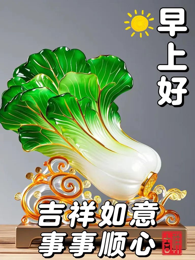 清晨听希望,快乐叮咚响,幸福无穷无尽;吉祥啧啧语,好运无边无际;如意