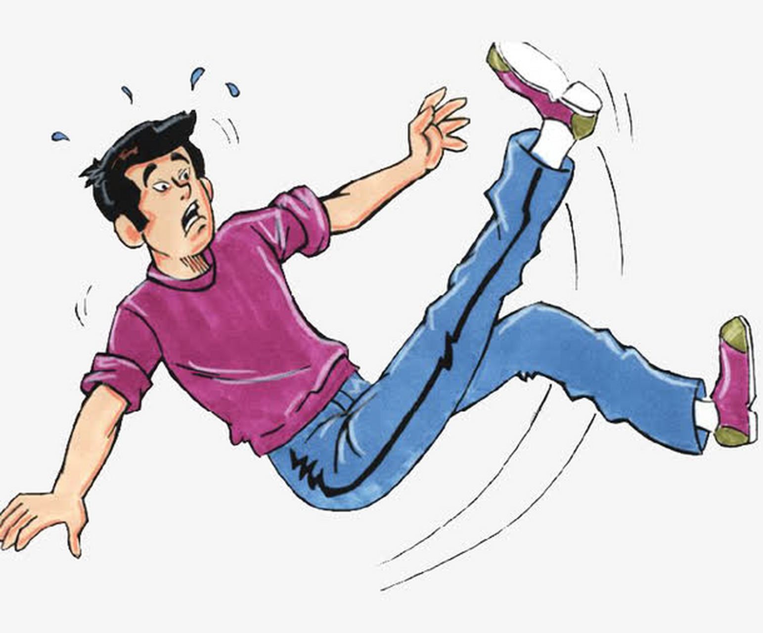 刚交的女朋友,今天陪她去逛街,路上我不小心摔了一跤,她非但不关心我