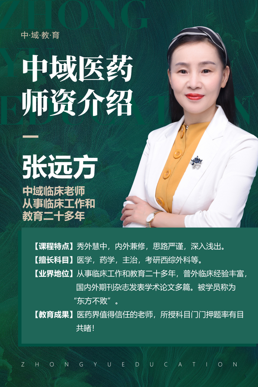 中域教育讲师:张远方 【课程特点】秀外慧中,内外兼修,思路严谨,深入