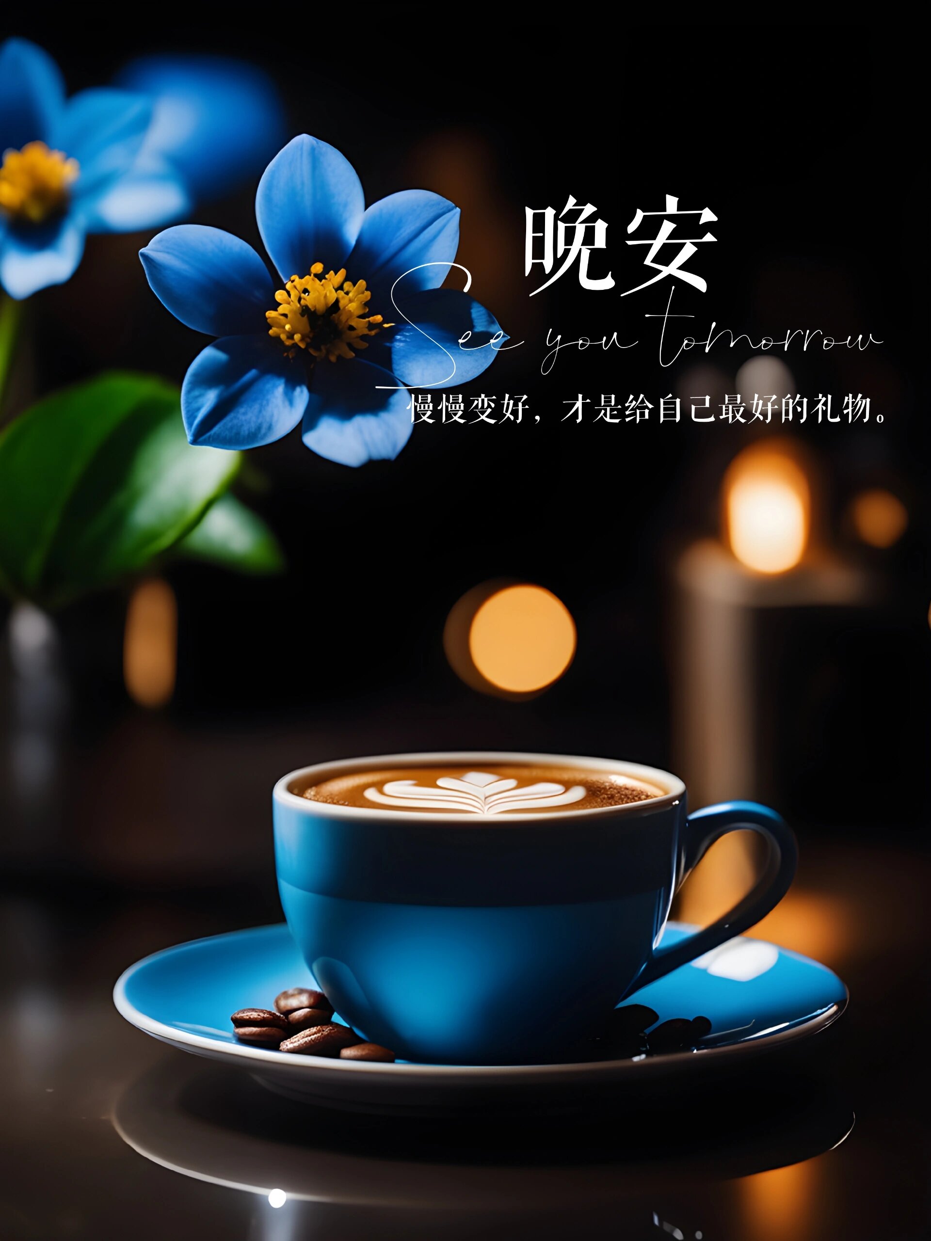 晚安好梦!  把时间用在进步上,而不是抱怨上.