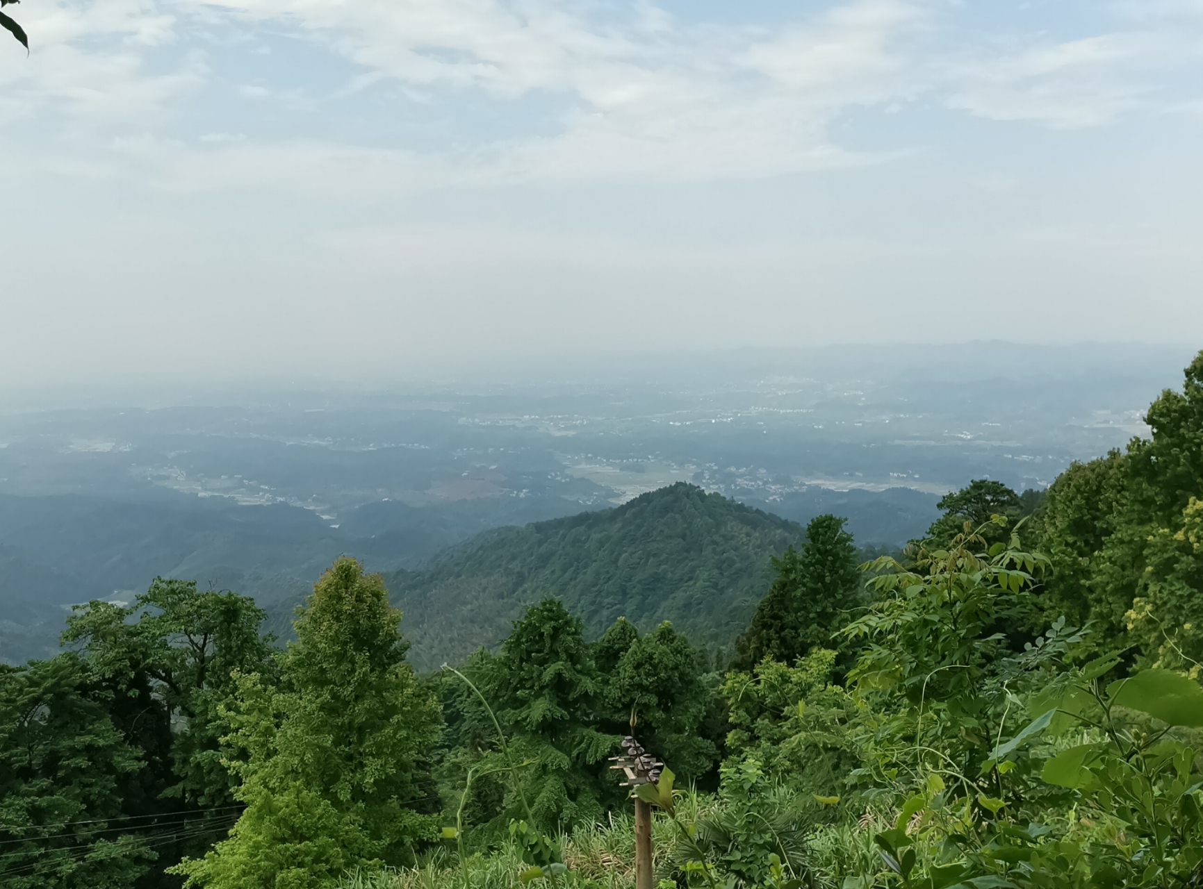 旅游攻略#享受大自然,衡阳县岣嵝峰景区,眺望远山,忆景思人,遥想智噜
