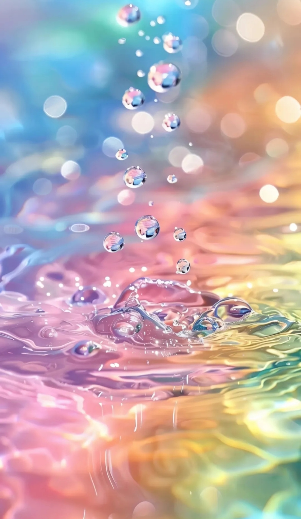 水花四溅,清新脱俗,宛如梦境