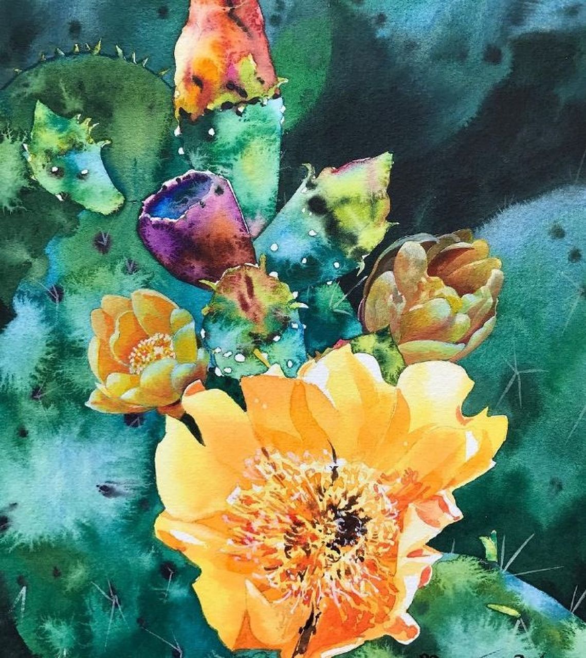 泰国水彩画家kitipong ti作品欣赏