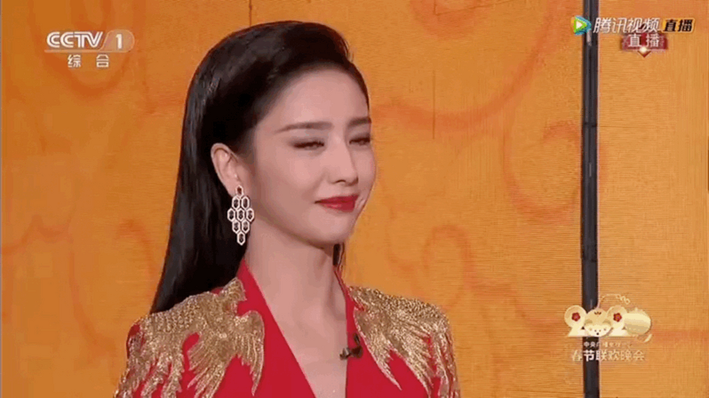 佟丽娅精彩主持春晚,"歪头杀"很迷人.