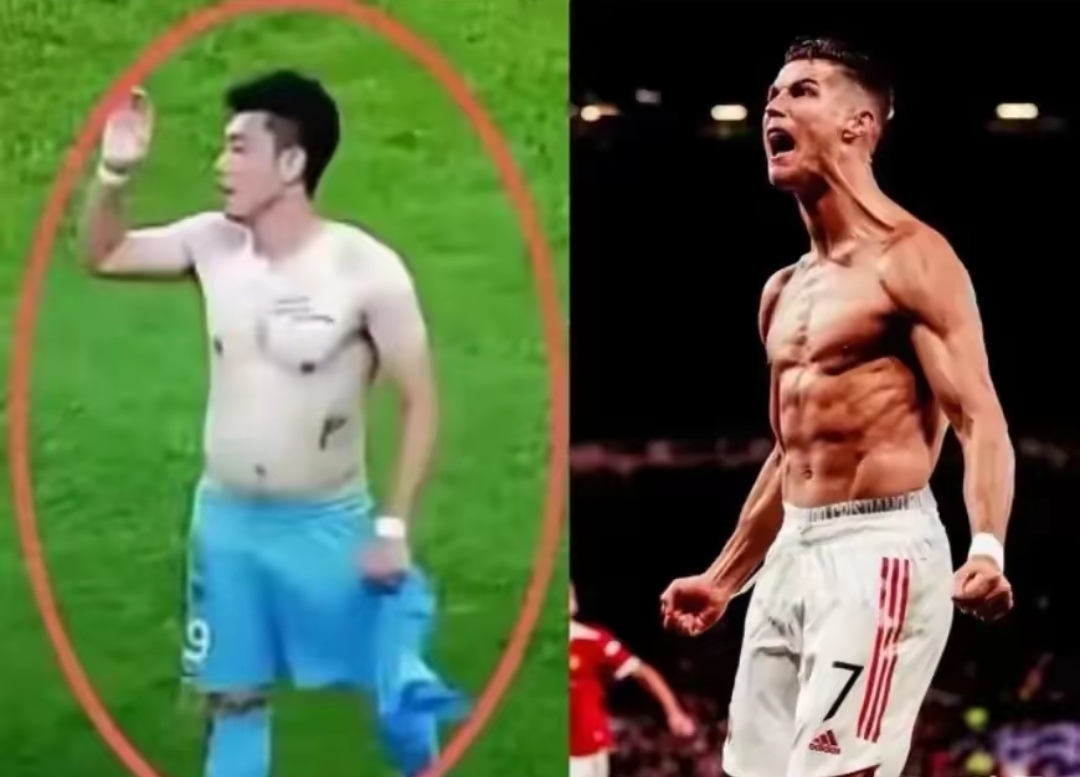 对比一下,就这样的身材,国足能赢吗?