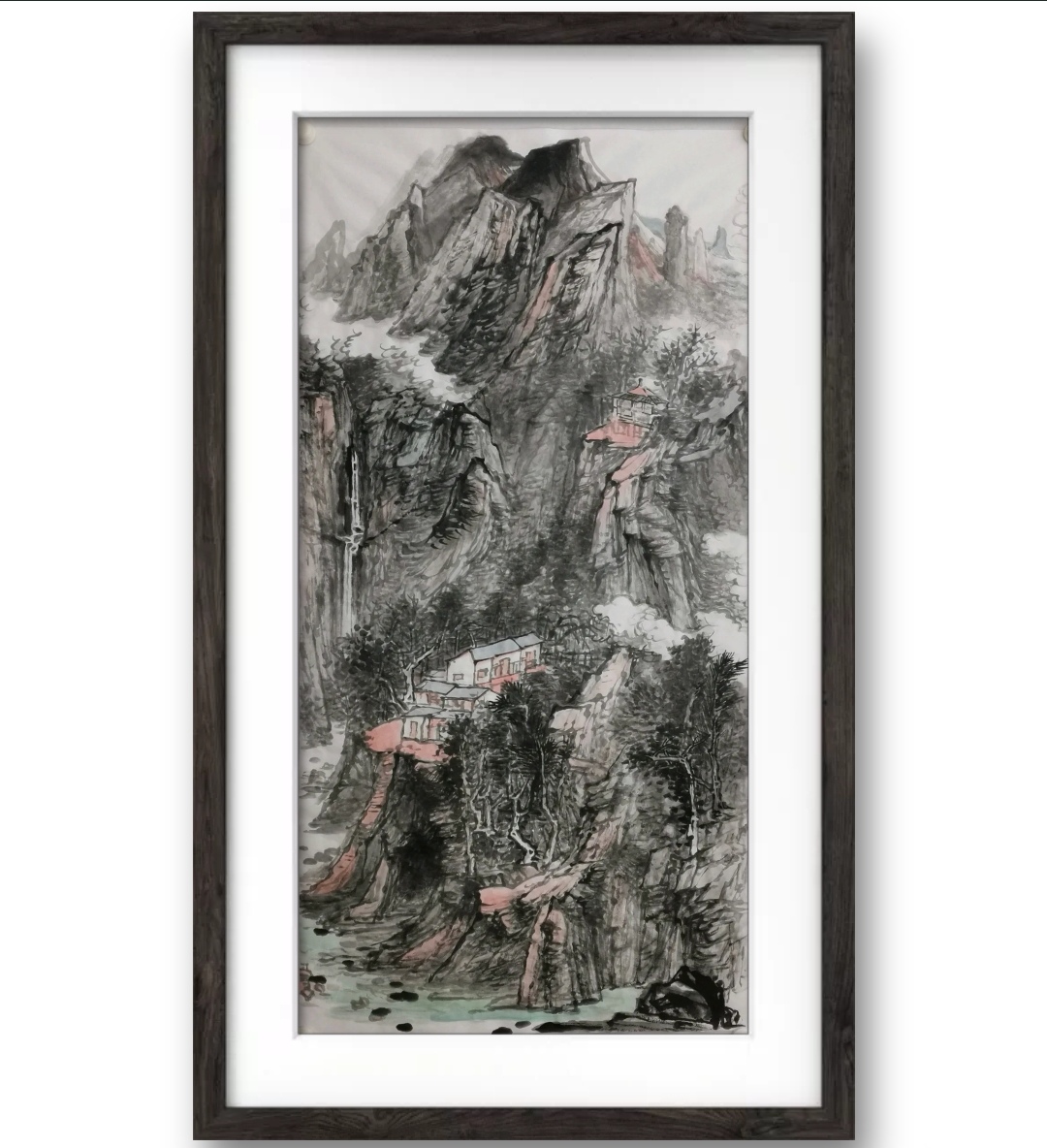 顶级国画.伏牛山画派创始人.潘建庄山水画鉴赏