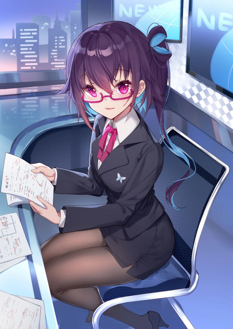 二次元ol装美女
