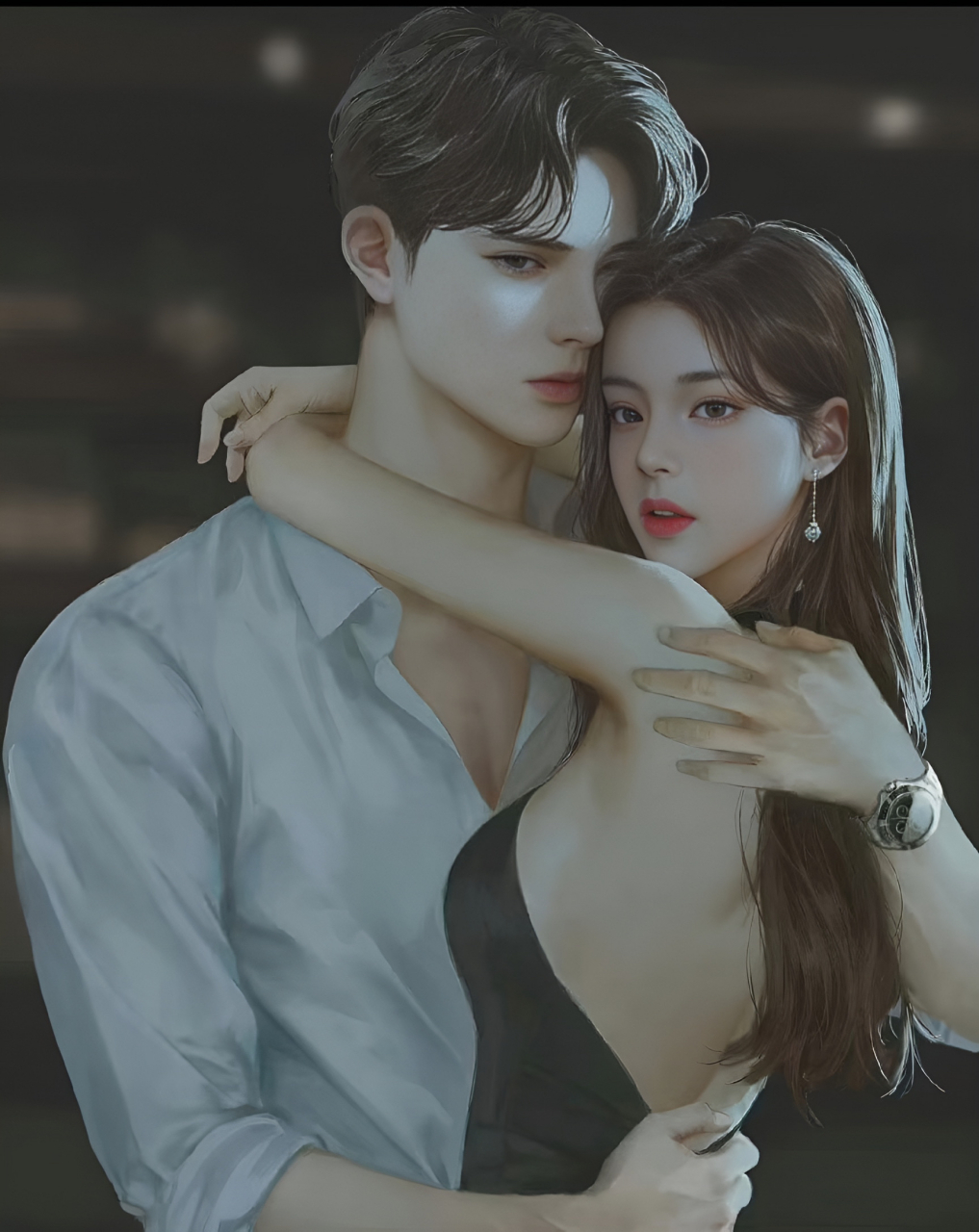 这应该就是小说里的霸道总裁和傲娇女主了