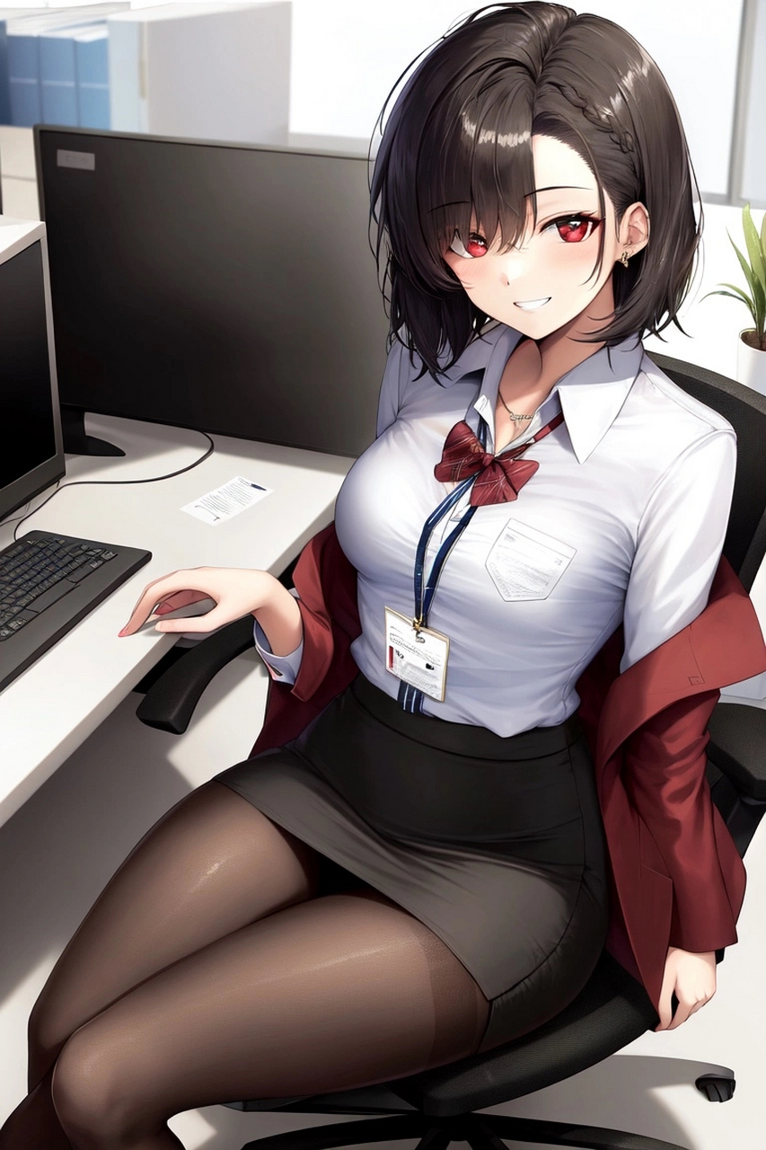 二次元ol装美女