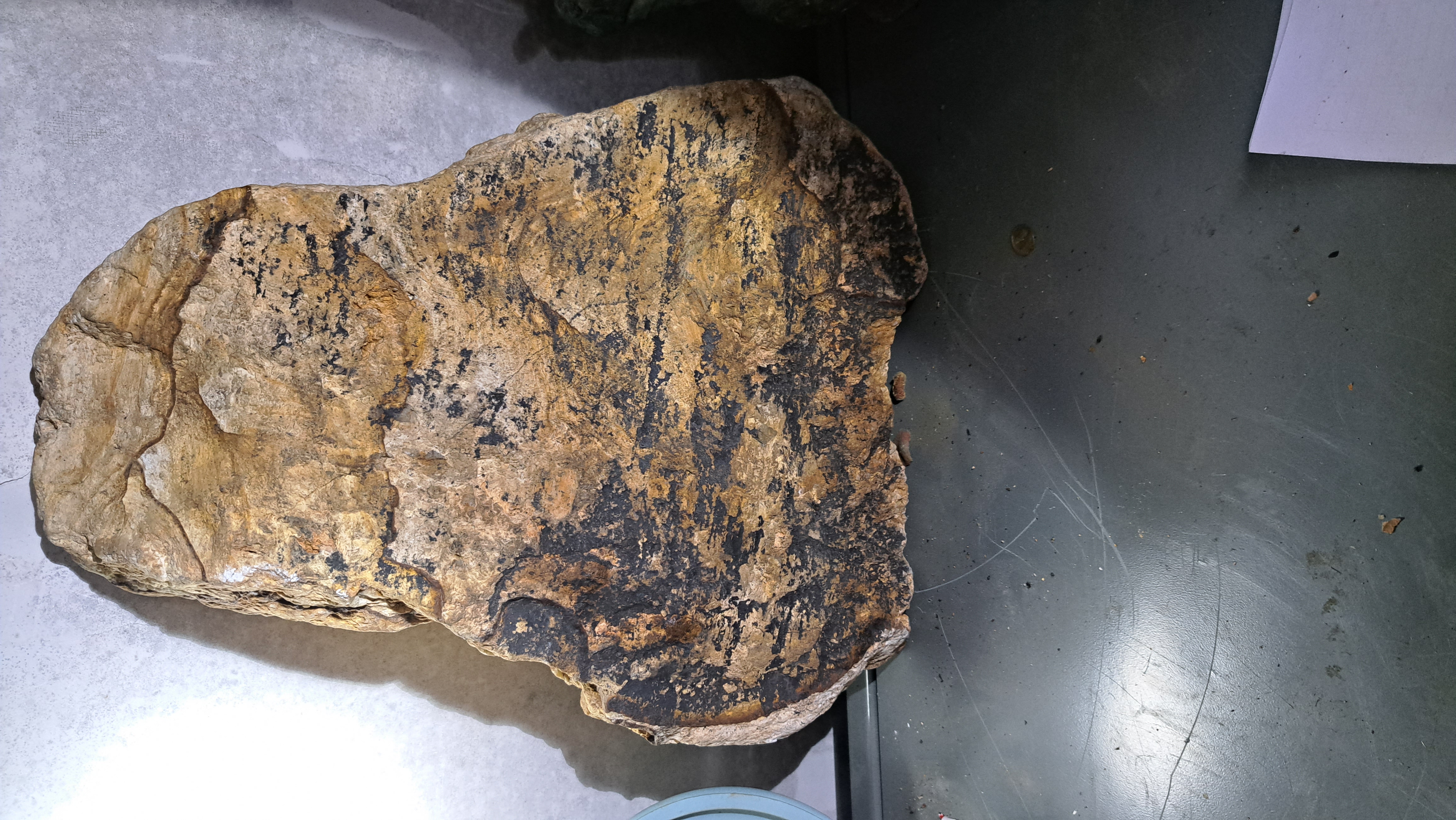 月球花岗岩变质岩,画面石24斤