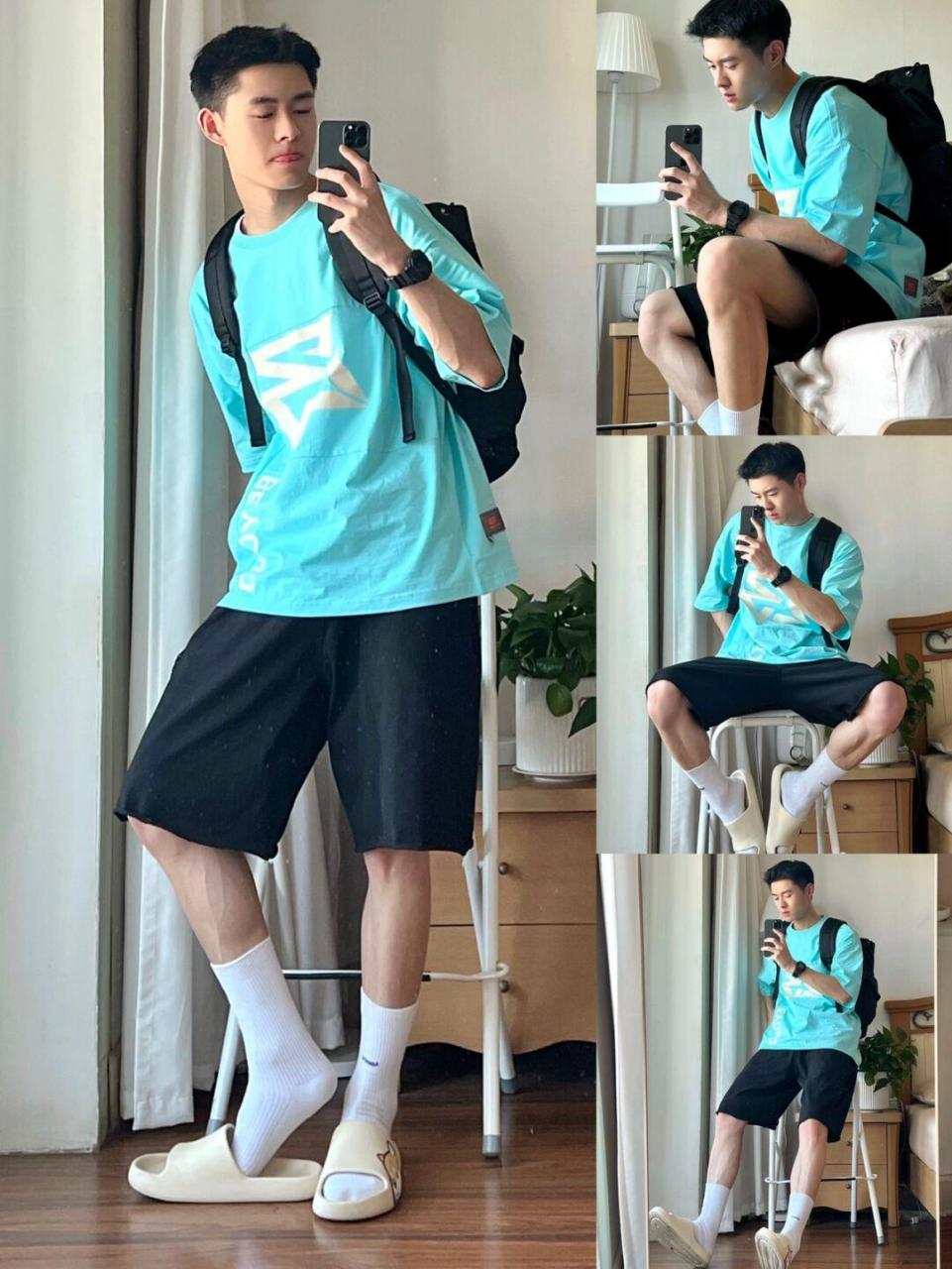 一张图看 #体育生##帅哥#  的简约时尚 #穿搭