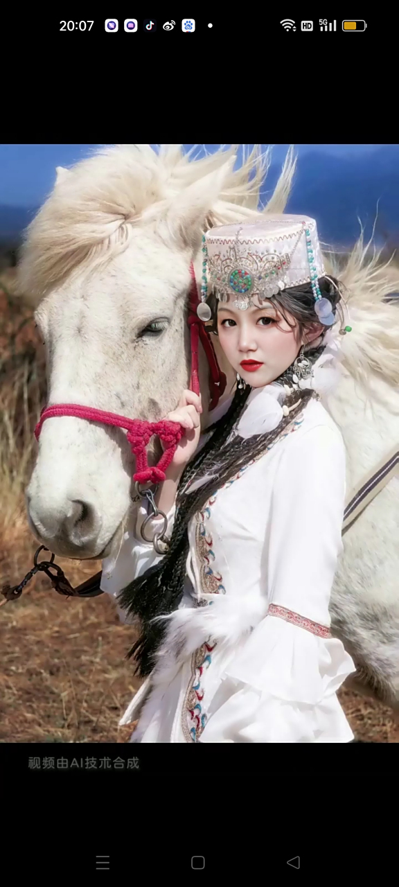 【图片】骑白马小姐姐    英姿煞爽   陈晓丹