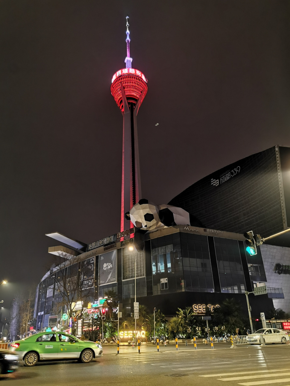 成都339夜景高清照片图片