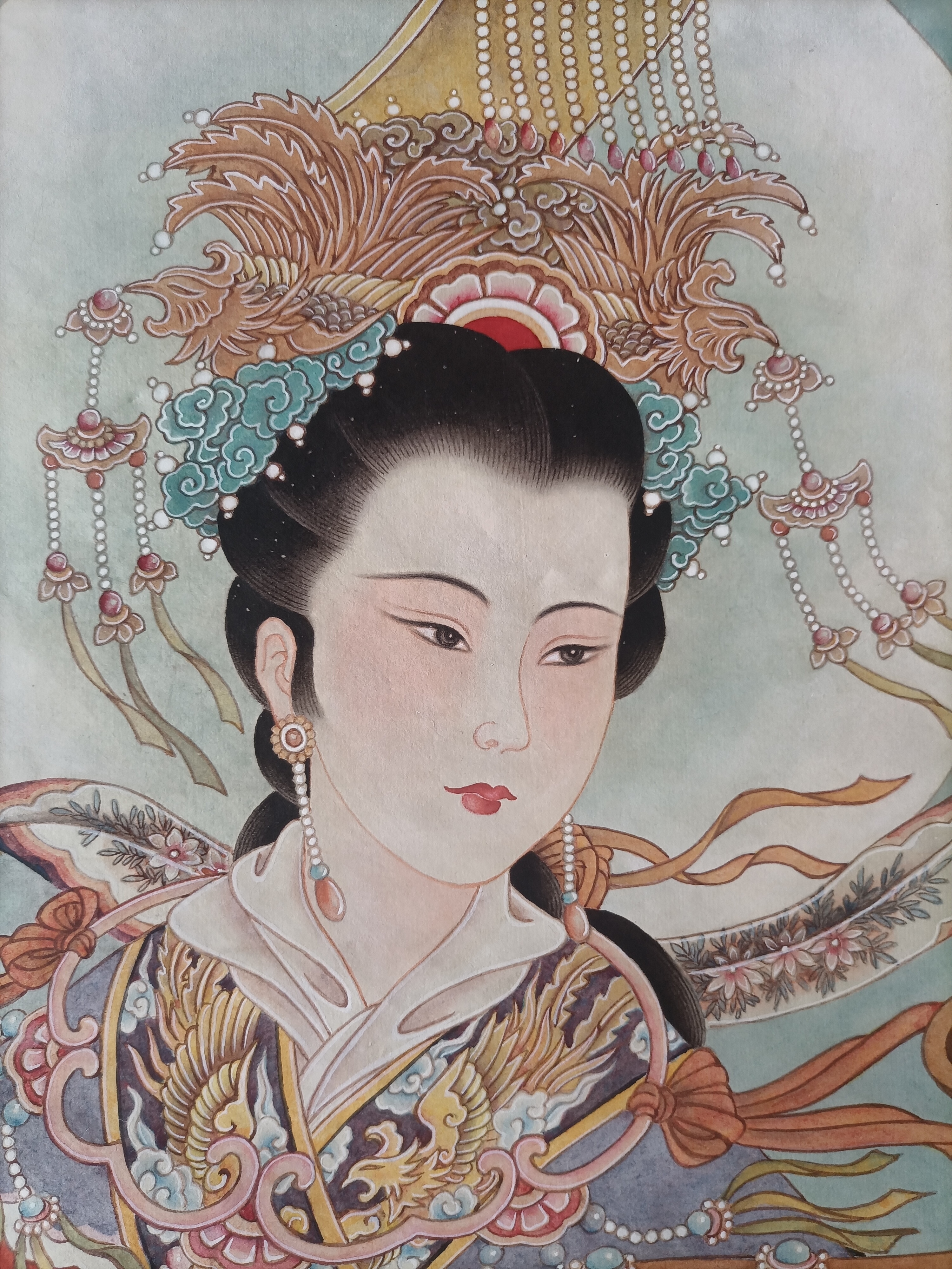 青楼工笔人物画