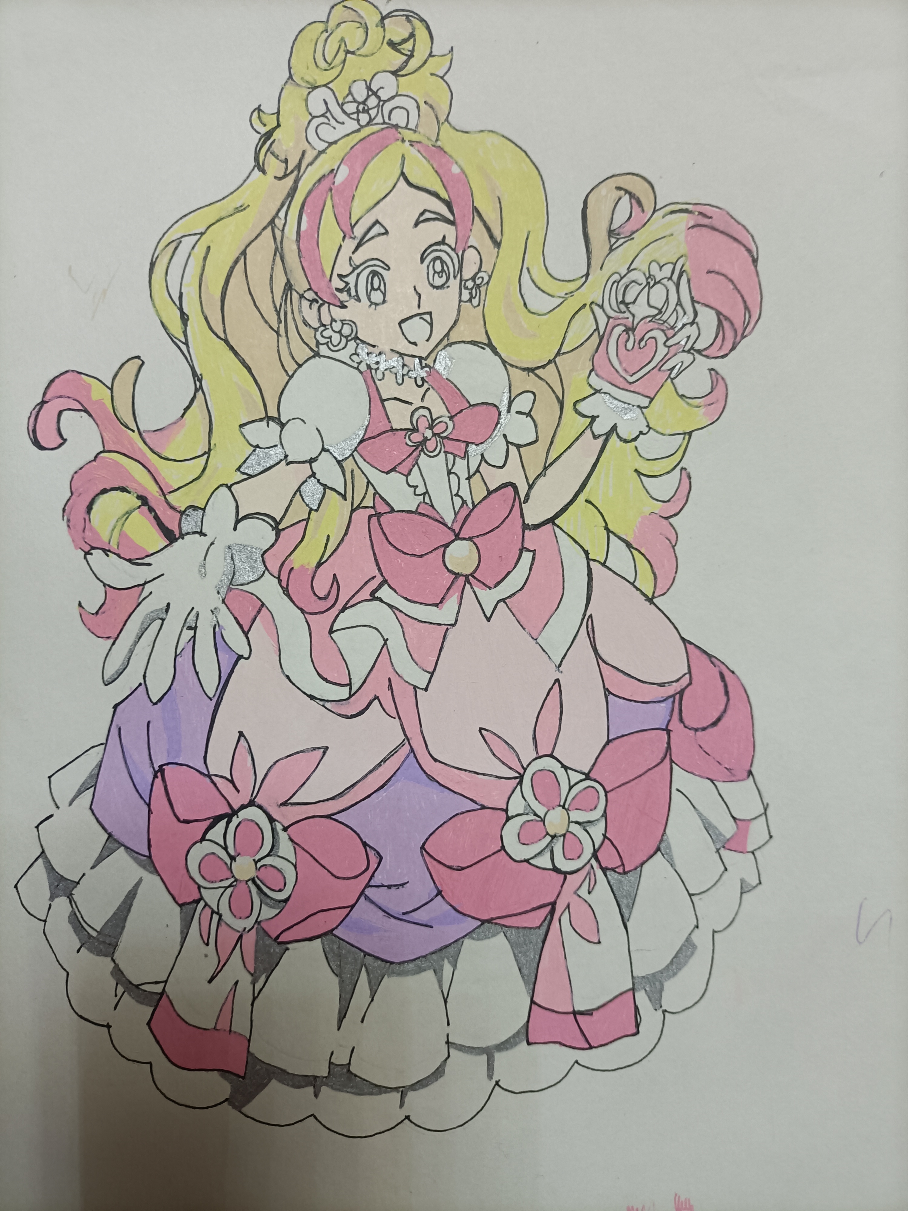 临摹光之美少女小遥