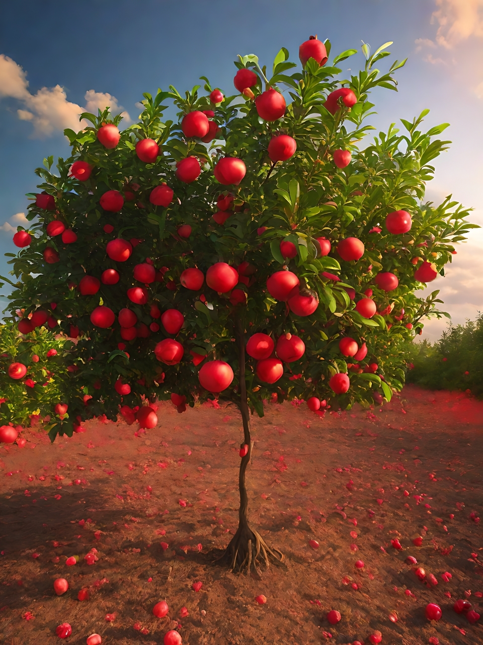 生活就像这棵苹果树,无论何时,都充满了希望和可能.