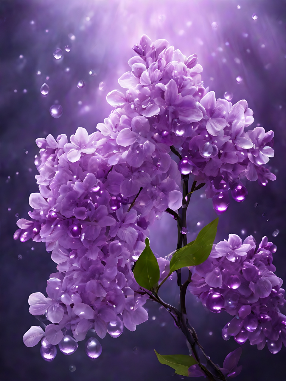 今天偶然看到了紫色的丁香花,想起了我们一起度过的时光